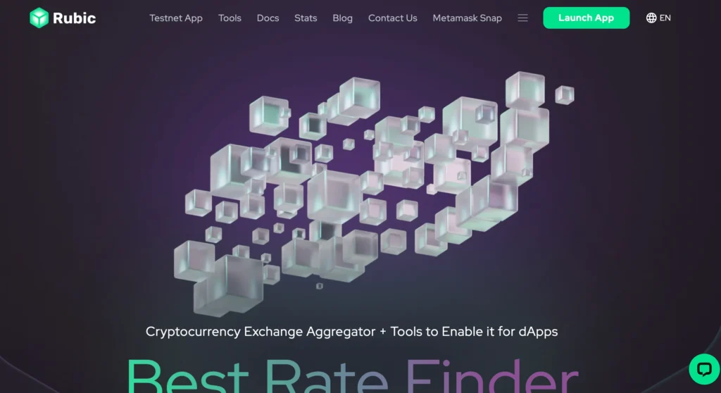 4. Rubic Exchange, lo mejor para intercambios entre cadenas con un solo clic
