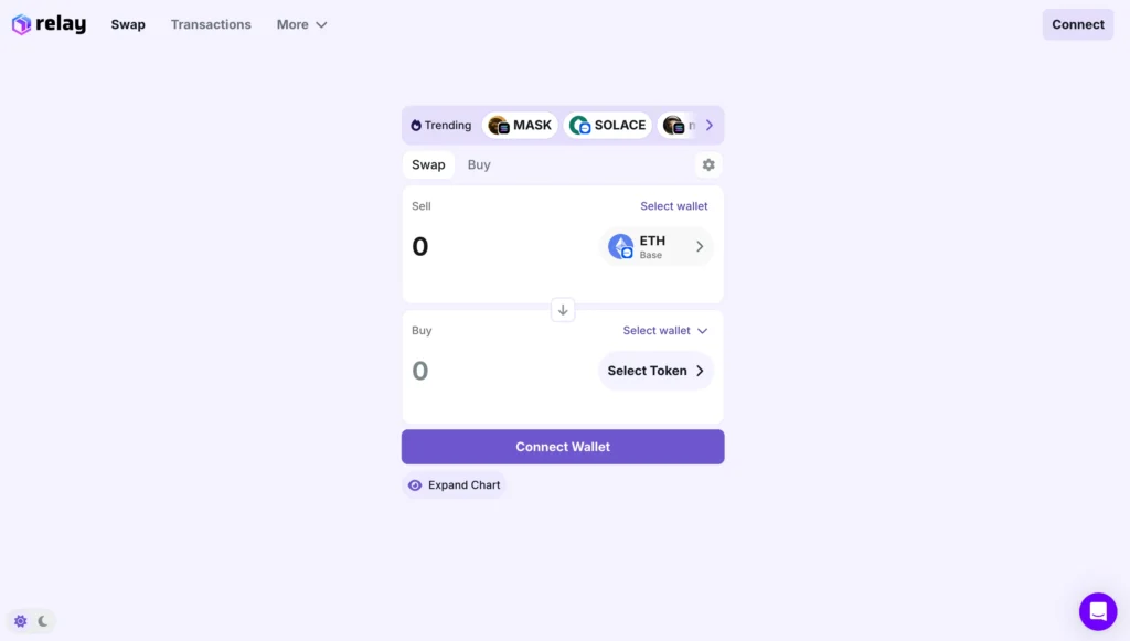 8. Relay.link, lo mejor para transferencias rápidas basadas en intenciones
