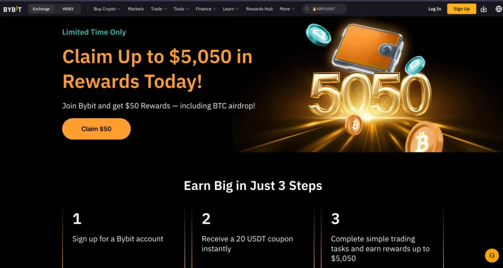Free Crypto SignUp Bonuses ByBit