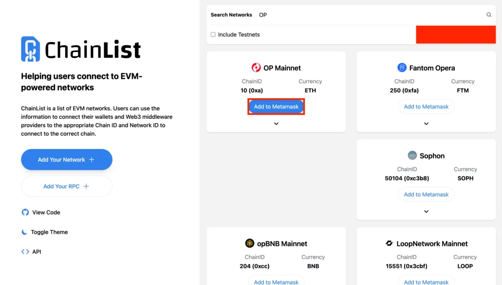 2. Klicken Sie auf "Zu MetaMask hinzufügen".