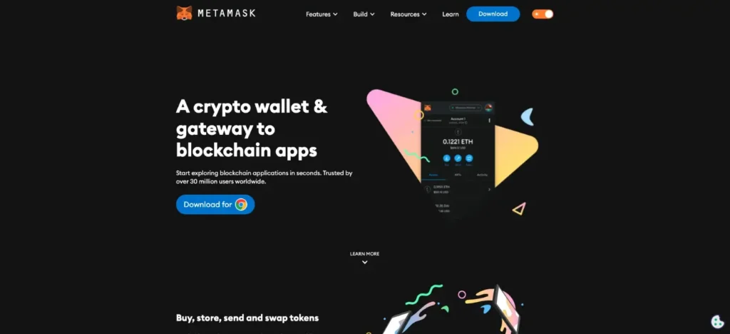Step 1: Access MetaMask on the desktop or download the mobile app;