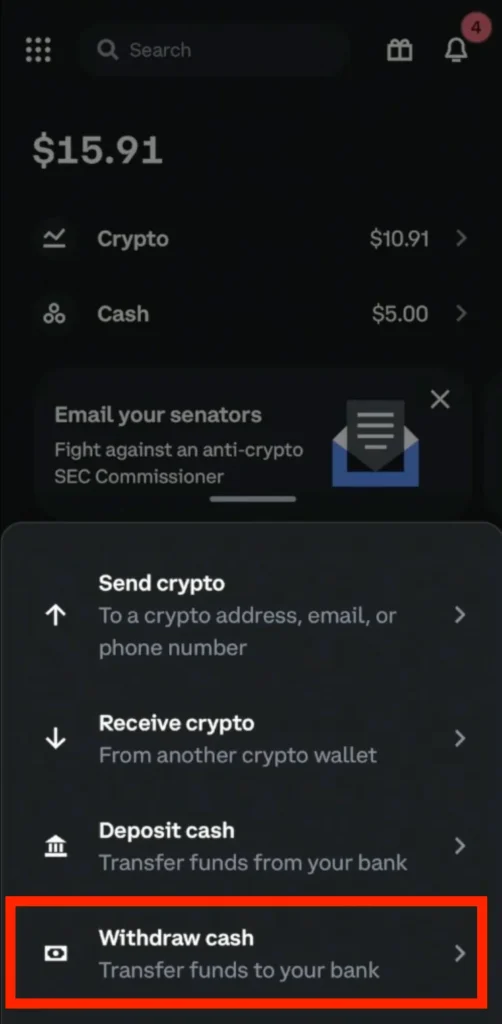How-to-Withdraw-Money-from-Coinbase-to-Your-Bank-Account-Using-the-Mobile-App-step2