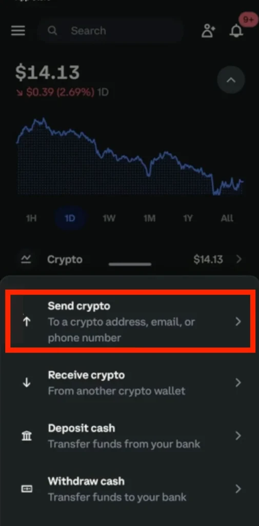 How-to-Withdraw-Money-from-Coinbase-to-Your-External-Wallet-Using-the-Mobile-App-STEP2