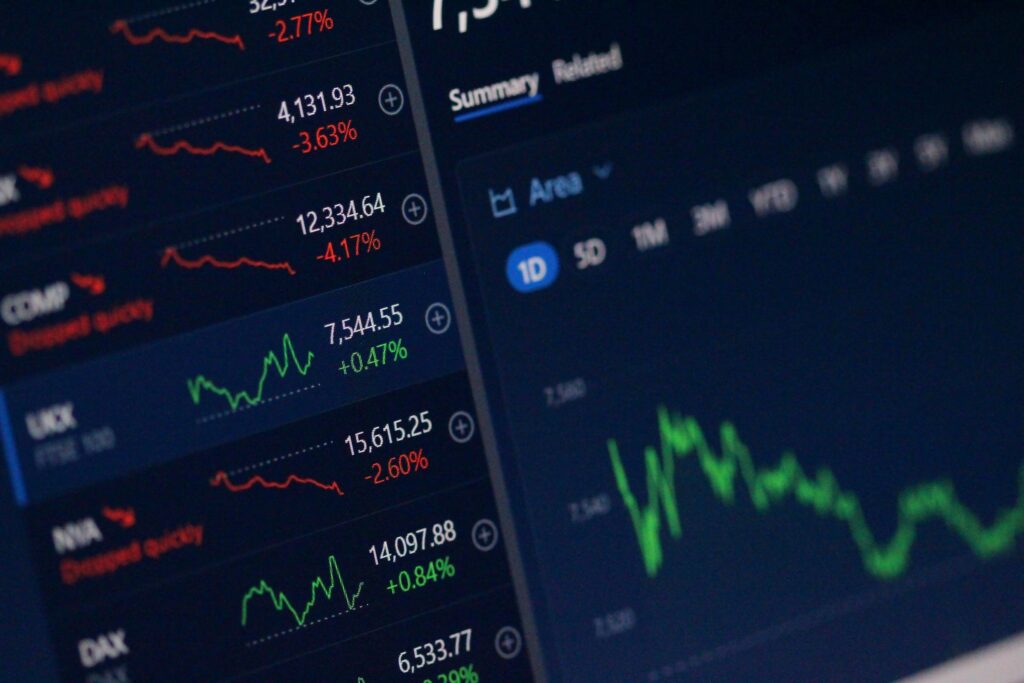 Graph representing tokenized stocks
