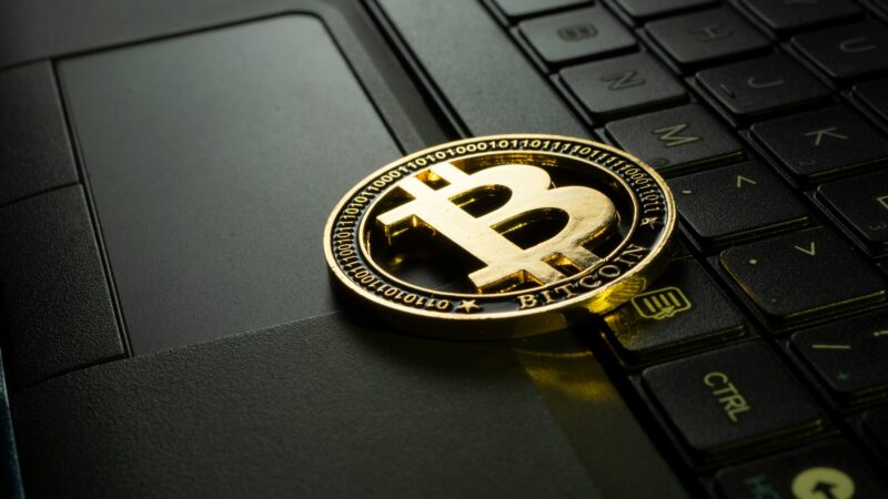 bitcoin logo representing bitcoin etfs surge