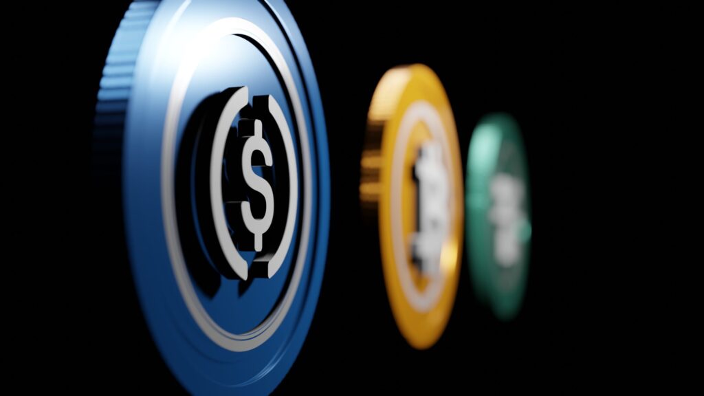 Stablecoin-market-showing-USDT-USDC-and-USBDC-representing-stablecoin-adoption