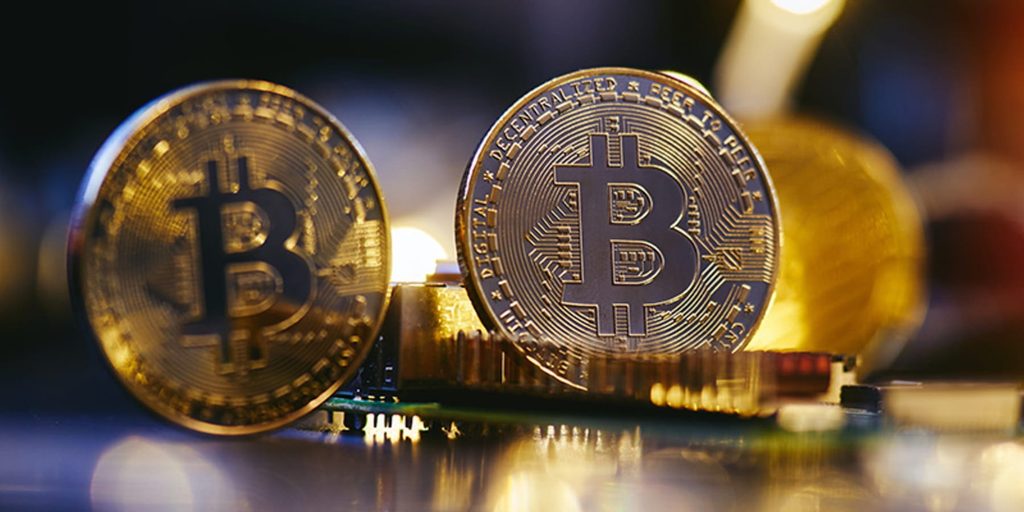 BTC coin logo