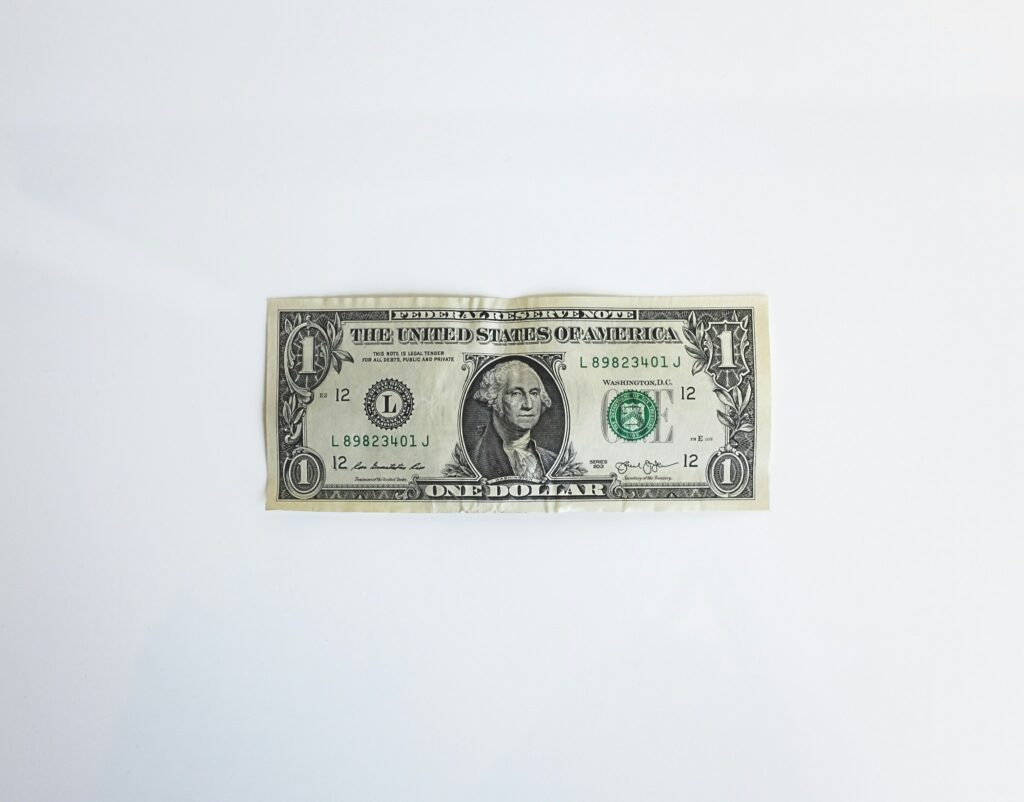 USD bill representing us dollar stablecoin