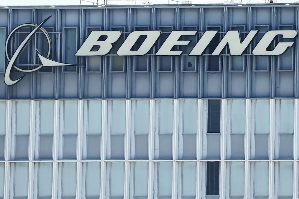 boeing logo on a building