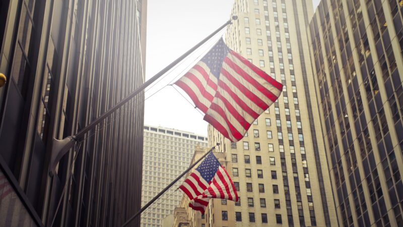 US Flag image representing US Job Openings US Dollar Dollar Strength US Labor Market and Fed Rate Hike outlook